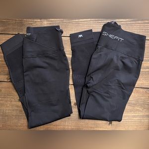 SHEFIT Black Seamless Leggings